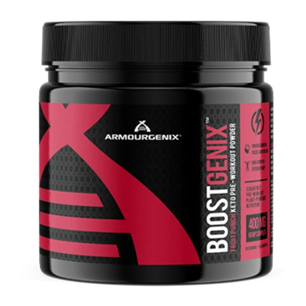 Armourgenix Hemp BoostGenix PreWorkout Powder, Plant