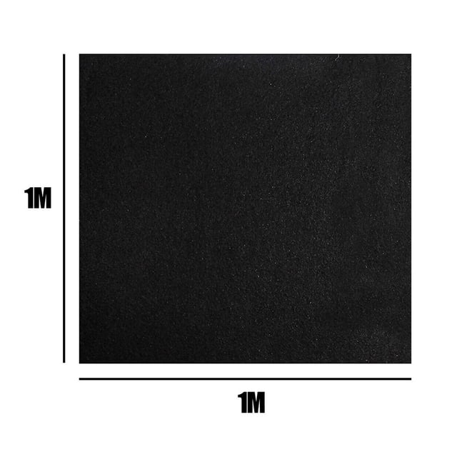 Lefu 100cm*100cm*3mm Hotte de Cuisinière Extracteur Filtre à Charbon Feuille de Rangement