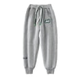 thumbnail image 3 of Esaierr 3-10Y Toddler Boys Girls Lamb Velvet Jogger Pants for Kids Winter Padded Thickened Sweatpants Casual Loose Trousers, 3 of 8