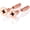 1Pair rosegold, variant on Punk Titanium Steel Screw Nail Stud Earrings for Women Men Streetwear Jewelry, Egirl Eboy Rock Party Jewelry[h5387]