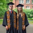 thumbnail image 7 of Fuzoiu Autumn Bouquet Pumpkin For Thanksgiving Print Graduation Sash,Graduation Stole,Unisex Adult Graduation Stole Shawl 91" Long,for Academic Commencements Shawl-Sharp Corner, 7 of 7