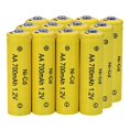 thumbnail image 1 of Pilas recargables Betmaxful AA 700 mAh 1.2 V Ni-Cd 12 paquetes, 1 of 8