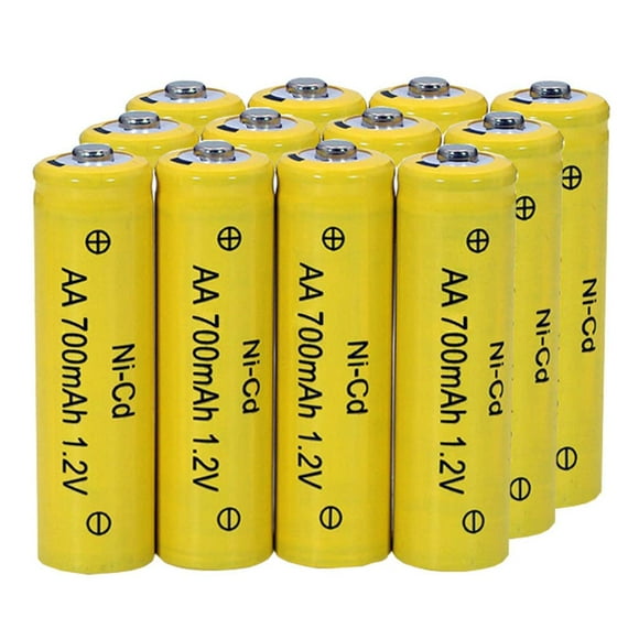 Pilas recargables Betmaxful AA 700 mAh 1.2 V Ni-Cd 12 paquetes