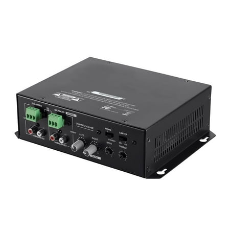 UPC: 0889028047873 | Monoprice Commercial Audio 120W 2ch Mixer Amp (No Logo)
