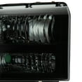 thumbnail image 3 of PIT66 Headlights Fit for 2005-2007 Ford F250 F350 F450 F550 Super Duty Bumper Headlamps Smoky Lens Black Housing Amber Reflector, 3 of 9