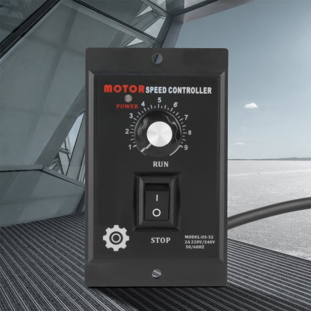 Controlador de Velocidad Spptty 400W AC 220V Controlador Regulador de Precisión de Velocidad del Motor