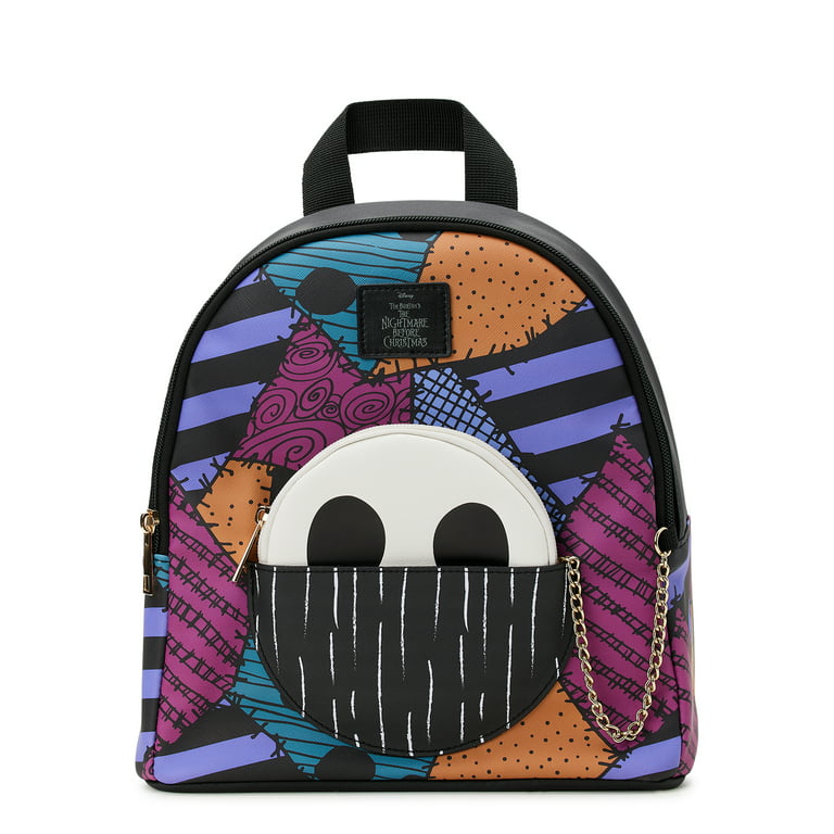 Disney The Nightmare Before Christmas Women's Graphic Mini Backpack,  Multi-Color