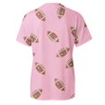 thumbnail image 5 of TSADFHJI Hauts pour Femmes Chic Aguichant Imprimé Cool Décontracté Manches Courtes Col Rond T-Shirt Blouse S, 5 of 5