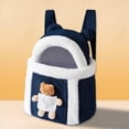 thumbnail image 3 of Warm Breathable Chest Backpack for Small Dogs - Winter Outdoor Carrying Supply, 3 of 5