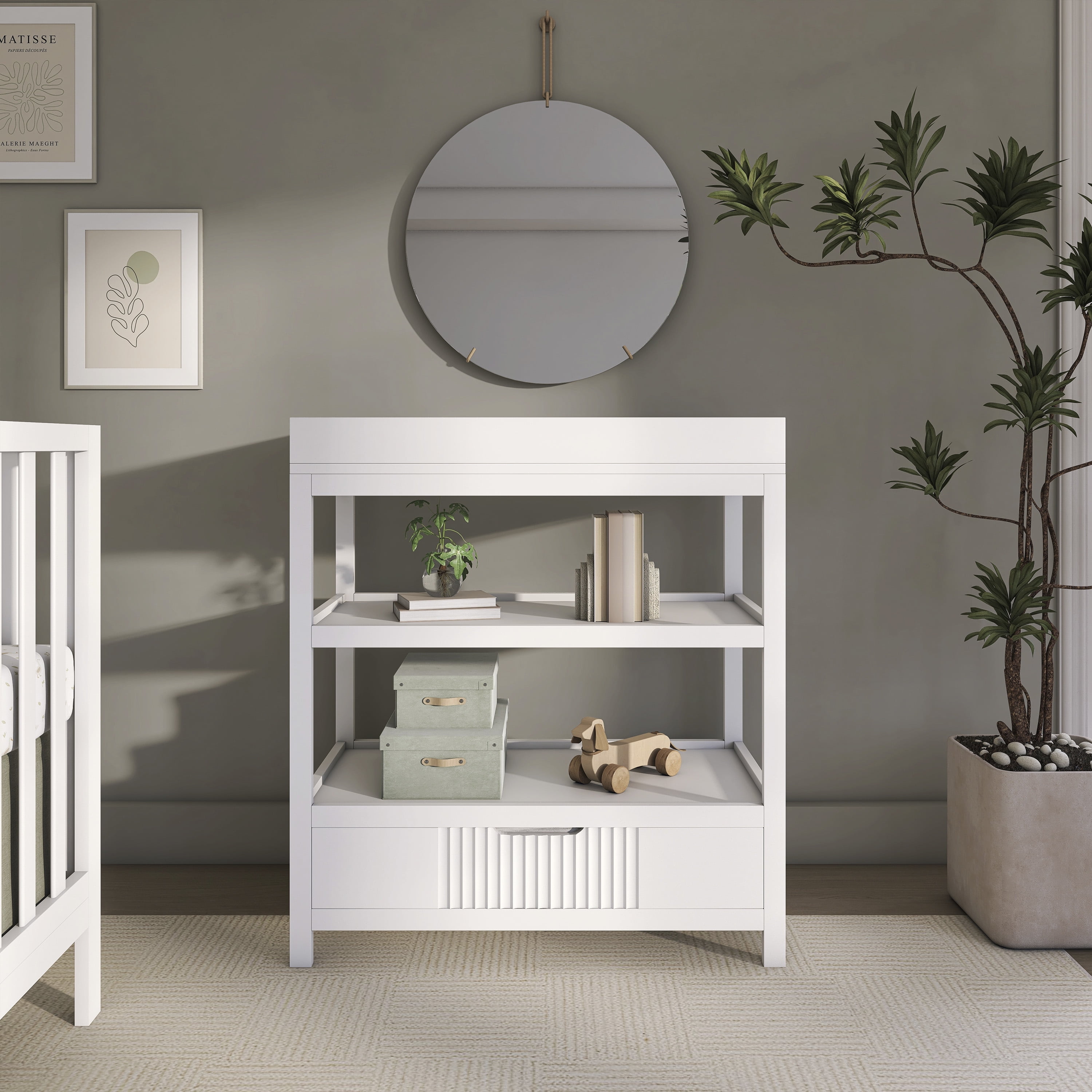Dream On Me Ivy Changing Table, White