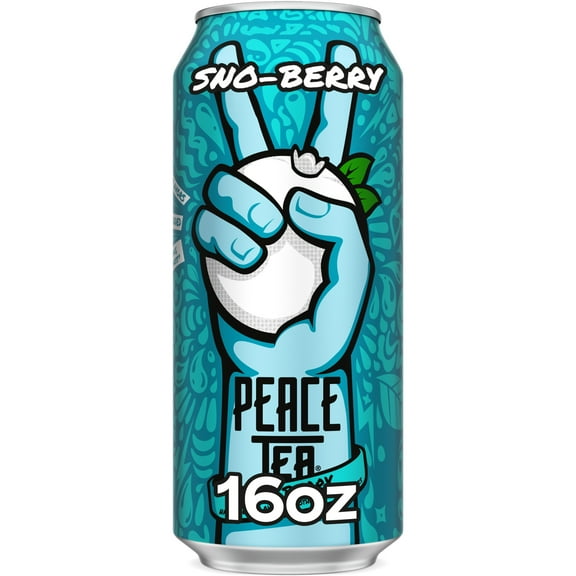 Peace Tea Sno-Berry Canned Iced Tea, 16 fl oz