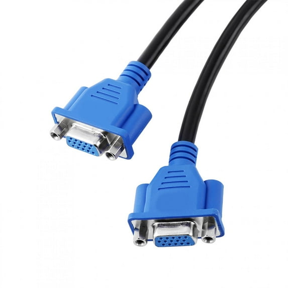 Gegong VGA Cable,DMS-59 Pin Male To 2 VGA 15 Pin Female Splitter Adapter Cable Le Ad Wire For H P ForDELL Monitor