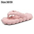 thumbnail image 2 of Chanclas Bubble Slides para mujeres y hombres, sandalias acolchadas gruesas para masajes, playa, piscina, ducha (rosa), 2 of 5