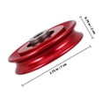 thumbnail image 2 of CIMAXIC Polea Universal De Aleación De Aluminio Roja Para Gimnasio Con Operación Suave Y Fácil Instalación, 2 of 6