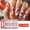 A, variant on Kokovifyves 16Pcs Football Soccer Design Nail Stickers Glitter Flag Pattern Self Adhesive Full Nail Sports Fan Daily Party Nail Decor