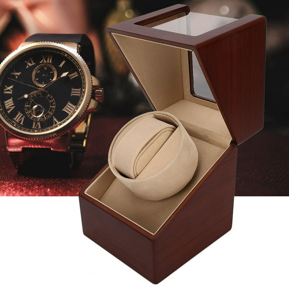 Automatic Watch Winder Watch Winder Box Wristwatch Winder Box Automatic Watch Winder Box Quiet Motor Mechanical Watch Display Storage Box 100-240VUS Plug
