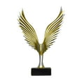 thumbnail image 3 of Eagle Statue Bird Sculpture Table Centerpieces Desktop Office Resin Figurine Gold, 3 of 8