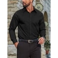 thumbnail image 2 of COOFANDY Men' Long Sleeve Button Down Shirts Stain Shield, 2 of 6