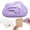 Purple, variant on Retractable Cute Cloud Shaped Letter Opener, Small Portable Keychain Tool for Cutting Envelopes, Pocket Size 2.24 x 1.5 x 0.55 Inches, 1 Piece