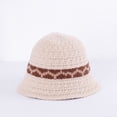 thumbnail image 3 of CoCopeaunts Fashion Stripe Women Bucket Hats Soft Foldable Compressible Knitting Hat for Girl Ladies Walking Fishing Camping, 3 of 8