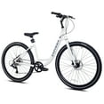thumbnail image 2 of 700C Univega Montega Sport Step over Comfort Hybrid Adult Bicycle, Medium Frame, Fits Rider 5'6" - 5'10", Unisex, White, 2 of 2