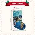 thumbnail image 3 of Sikiie Watercolor Turtle Christmas Stockings,18 Inches Christmas Stockings Xmas Hanging Stockings for Family Christmas Decorations & Gifts, 3 of 7