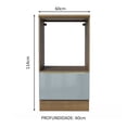 thumbnail image 2 of Mueble para Horno y Microondas Madesa Lux con Encimera MG, 2 of 5