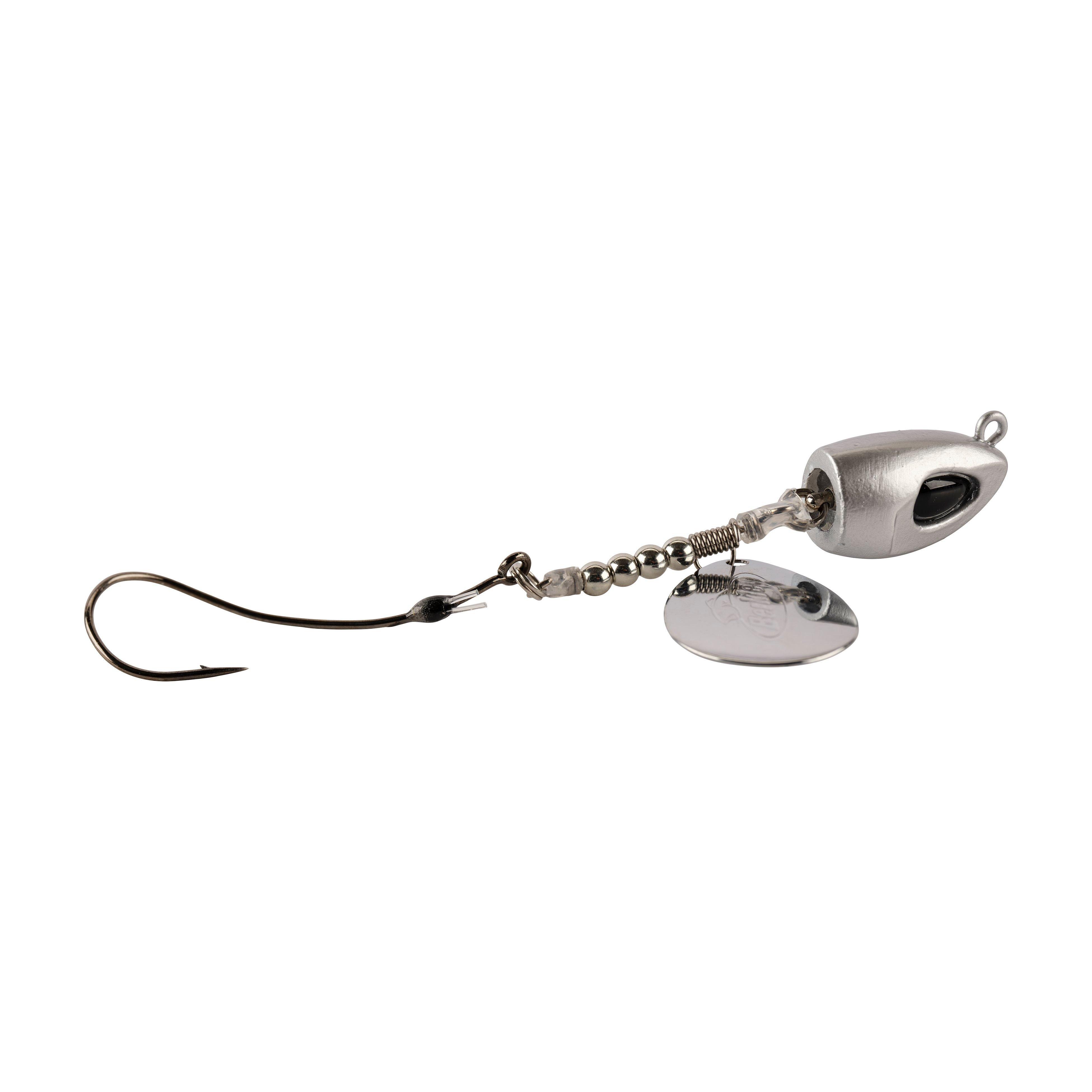 Berkley Bladed Rawler Jig, 1/0, Straight Chrome