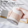 thumbnail image 1 of Large Capacity Breakfast Cup with Spoon Plastic Bottles with Breathable Holes Reusable Water Container Sealing Lid Microwave Cups Breathable Holes White, 1 of 9