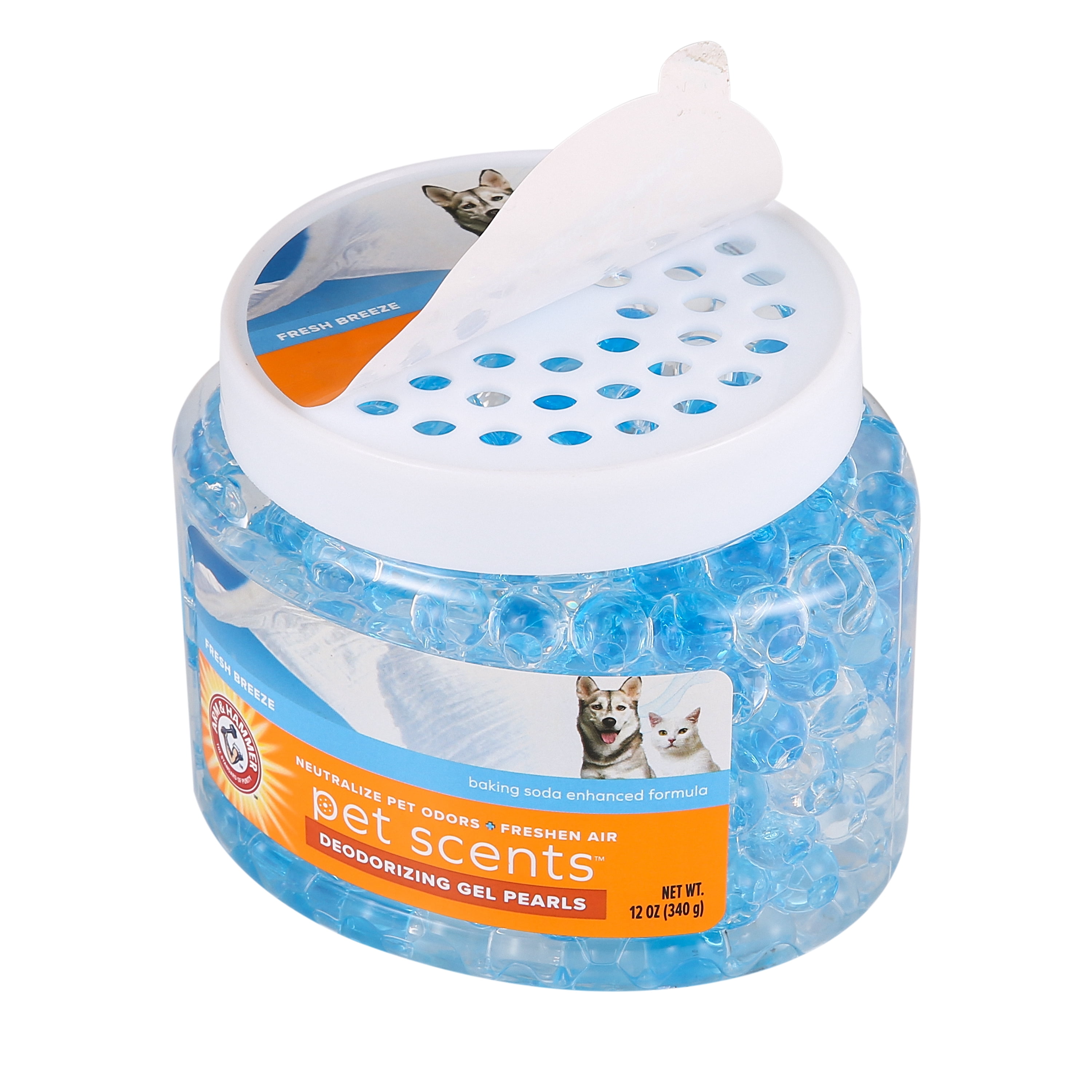 Arm & Hammer for Pets Air Care Pet Scents Deodorizing Gel Beads in Fresh Breeze, 12 oz
