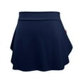 thumbnail image 1 of Womens Elastic Ballet Dance Skirt - Pull On Side Split Mini Skirt - Suitable for Skating Gymnastics Performance Daily Wear, 1 of 2