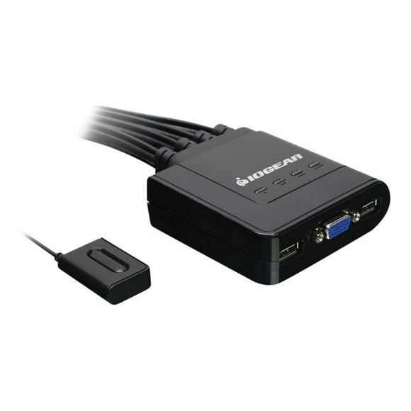 IOGEAR Câble USB KVM Switch GCS24U - KVM Switch - 4 x port(s) KVM - 1 Utilisateur local - Bureau