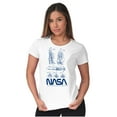 thumbnail image 3 of NASA Vintage Worm Logo Space Shuttle Women's Plus Size Shirt Brisco Brands 2X, 3 of 5