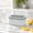 Gray, variant on Nsxcdh Ice Maker Upgraded Silicone Ice Maker Bucket Multi-Functional Portable Ice Making Container for Drinks Cocktail Beverage Home Bar