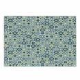 thumbnail image 1 of Ethnic Cutting Board, Traditional Moroccan Mosaic Portuguese European Medieval Pattern, Decorative Tempered Glass Cutting and Serving Board, Small Size, Blue Yellow White, by Ambesonne, 1 of 1