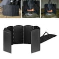 thumbnail image 3 of Parabrisas de estufa de campamento Zulema protector de viento 8 placas plegables 30 centimetros, 3 of 8
