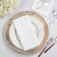 thumbnail image 3 of Saro Lifestyle Classic Hemstitch with Embroidered Border Dinner Napkin (Set of 12), 3 of 5