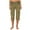 Army Green, variant on BVnarty women capri cargo capri pants mid rise color block rib waist multi pocket drawstring ankle relaxed cropped pant hiking travel wear Brown M