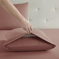 thumbnail image 2 of Nestl Twin Sheet Sets, 1800 Series Deep Pocket 4 Piece, Luxury Soft Microfiber Bed Sheet Sets, Pink Clay, 2 of 8
