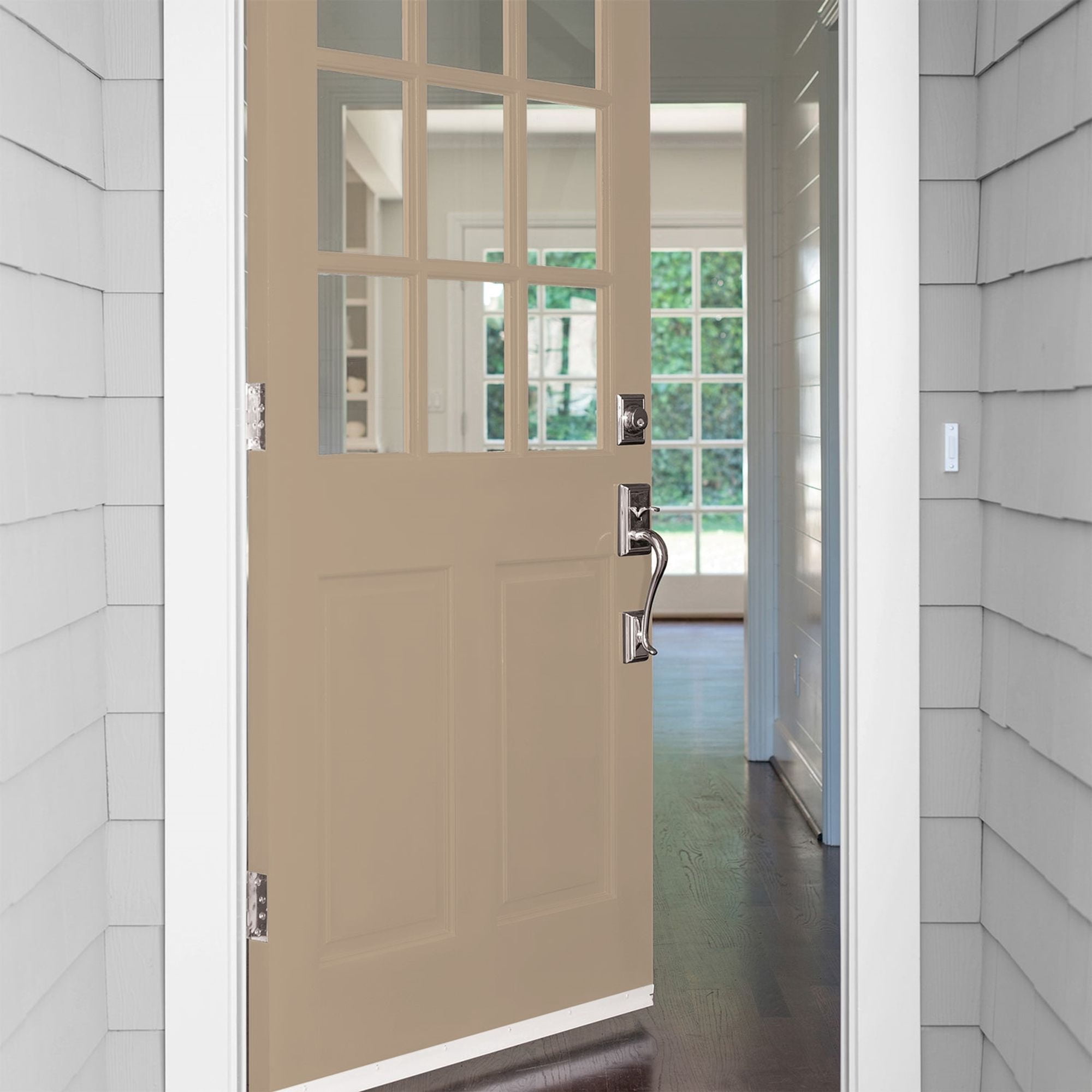 Glidden High Endurance Plus Weathered Wood Semi Gloss Exterior Paint and Primer, 1 Gallon