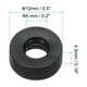 thumbnail image 2 of Arandela plana de caucho Uxcell M5 5mm ID 12mm OD 4.5mm de grosor, anillo de sellado, paquete de 16, negro, 2 of 6