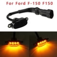 thumbnail image 4 of Front Grille Grill LED Light Smoke Raptor Style Lamp Amber for ford F-150 F150, 4 of 7