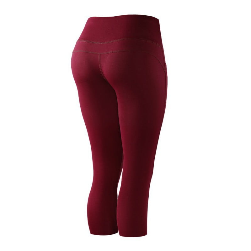 Non See Through Cropped Leggings