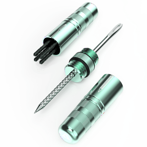 KOM Cycling Tubeless Tire Repair Kit for Bikes 8 Colors! Fixes Mountain