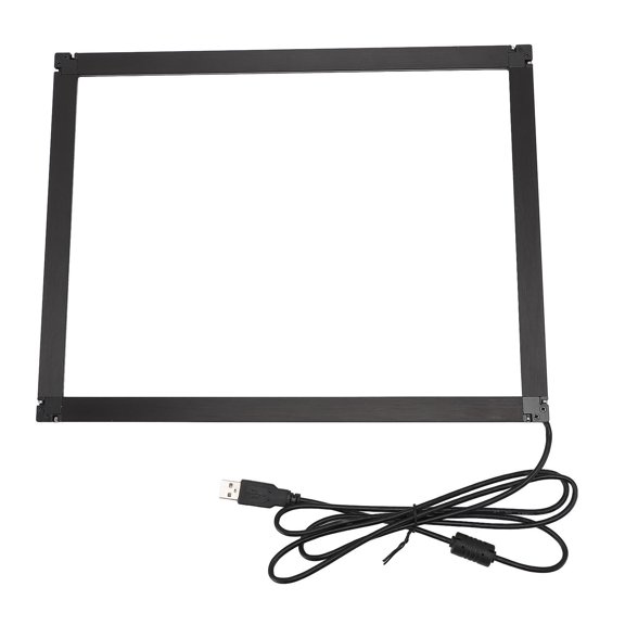 Cadre Tactile Infrarouge, Panneau de Superposition Tactile IR Interactif pour l'Éducation, Affichage Numérique avec Interface USB, Superposition d'Écran Tactile en Alliage d'Aluminium