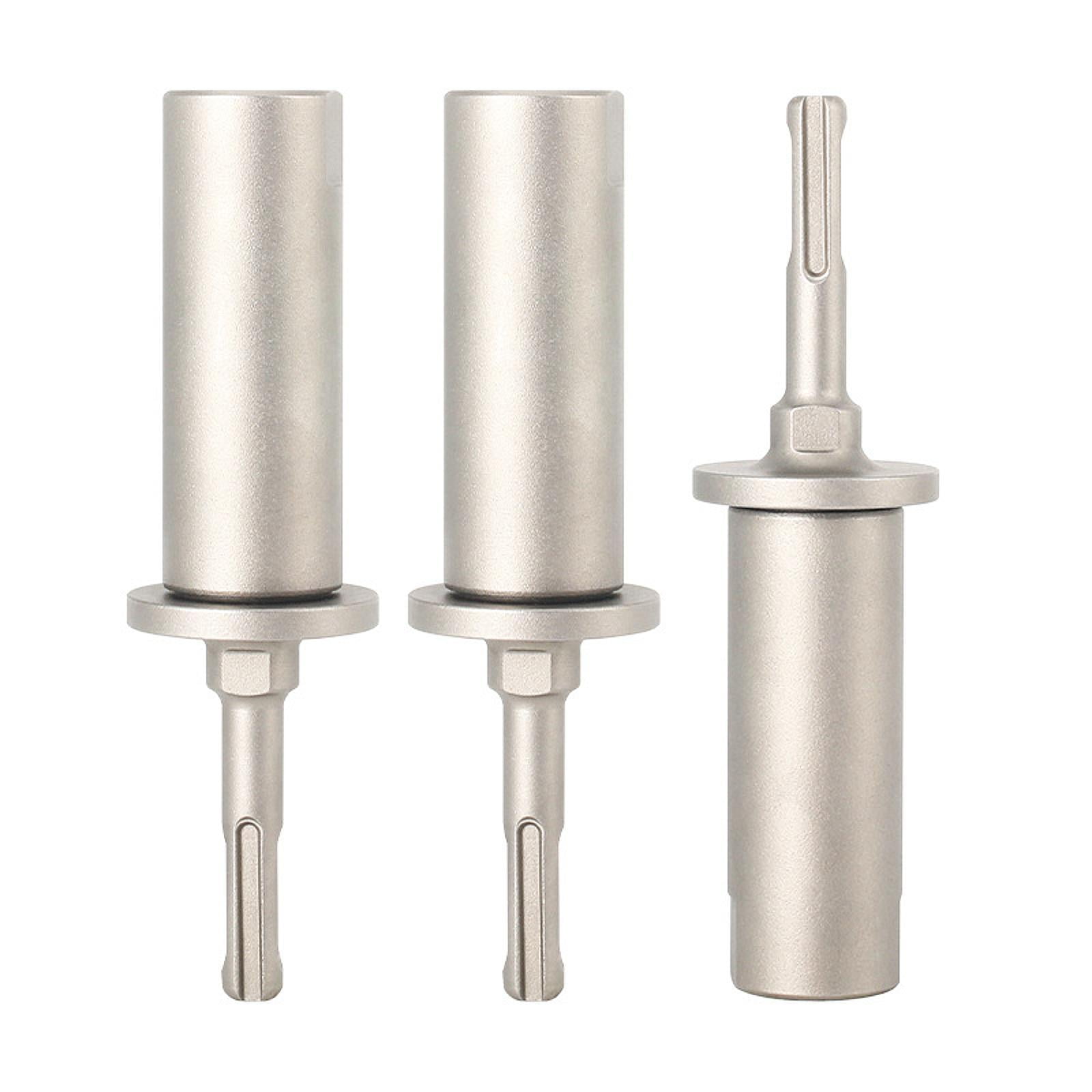 figatia Ground Rod Driver Steel 29 mm Heavy Duty Professional Wear Resistant Rotary Hammer Drill Tool Steel Driver