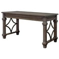 thumbnail image 3 of Pemberly Row Wood Writing Desk Writing Table Office Desk Gray, 3 of 15