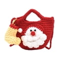 thumbnail image 2 of RuiJiao Clearance Christmas Handiwork Woolen Knitting Bag Fashionable Hundred Crossbody Bag Shape Cute, 2 of 6