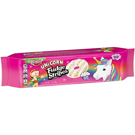 UPC 030100122548 product image for Keebler Fudge Stripes Unicorn Funfetti Cake Cookies | upcitemdb.com