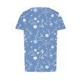 thumbnail image 6 of PVCS Womens Tops Fashionable Women's Casual Short Sleeved Loose Round Neck Printed Top, 6 of 7